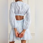 ALC Frank A.L.C. Irene cutout embroidered ramie mini dress, Size 2. $695 Photo 1