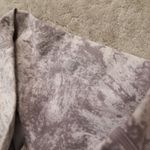 Lululemon Wunder Under Fold Down High-Rise Crop Scalloped Gray Womens size 6 Photo 3