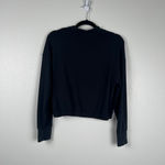 Gymshark Women's Cropped Sweatshirt Black Sz XL Photo 4