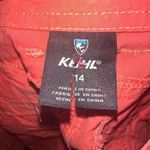 Kuhl  pink red flat front size 14 6.5 inseam hiking shorts Photo 2