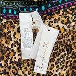 SUNSHINE 79 Rio Swimsuit SZ 10 Reversible One Piece NWT Plunge Tropical Leopard Black Photo 8