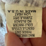 David Cline Roll Tab Long Sleeve Crushed Snap Front Top M Flax Silver Artsy Brown Size M Photo 10