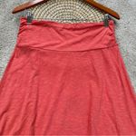 NWT Toad&Co Women’s Organic Cotton Chaka Mini Skirt Pull On in Coral Blaze M Orange Size M Photo 2