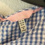 Joules Clothing Joules Seersucker Blue & White Midi Dress Size 6  Photo 4