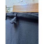 Italian Masnada high rise wide leg 100% Silk Black breezy lightweight pants 6 Photo 2