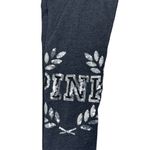 PINK - Victoria's Secret  Sequin Bling Gray Foldover Waist Leggings Yoga Pant S Photo 8