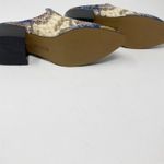 Steven New York Mules Womens 7 Leather Snakeskin Deandra‎ Slip On Bright New Purple Photo 6