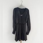 Veronica Beard Sacchi printed chiffon mini Smoked Waist Token Sheer Sz 8 Photo 7