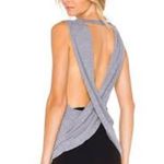Free People FP Movement No Sweat Gray Tank Top Open Back Size Small EUC #2904 Photo 5