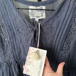 Johnny Was  Love Navy Eyelet Tunic Dress - Small NWT Photo 2