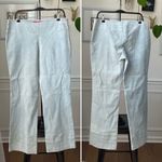 Thalia Sodi  Seafoam Light Sage Green Suede Leather Pants 13 14 Photo 1