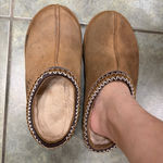 U G G Tasman II Chestnut Classic Wool Slipper Suede Flats Women's Sz 8?? Casual Photo 8