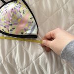 Victoria's Secret VS Womens Size Medium Abstract Neon Bikini Top Racerback Photo 1