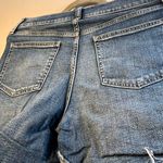 Gap Women's Blue Jean Shorts SZ 28/6 Tall High Rise 4”Short Frayed Big and Tall Photo 6