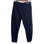 American Eagle Distressed Black Straight Leg Jeans Women's 2 Long Grunge Y2K Photo 3