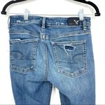 American Eagle Super Stretch High Waist Jegging Size 4 Distressed and destroyed Photo 4