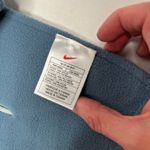 Nike Vintage Deadstock  Light Blue Fleece Rectangle Scarf 2009 NWT Athletic Logo Photo 3