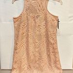 Lovers + Friends Revolve Caspian Lace Shift Dress Small Light Orange Mini NWT Photo 0
