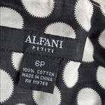 Alfani  Black and White A-Line Skirt 100% Cotton Photo 3