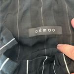 Demoo Paper bag style pants size Small Black Photo 2