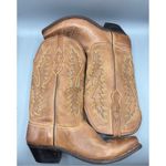 Old West  Womens 9.5 Boots LF1529 Leather Upper Cowboy Western Brown Photo 7