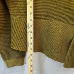 Michelle Mason  simply fabulous! twist-front intermix rib-knit sweater top Small Photo 5
