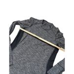 Lululemon Womens Long Sleeve Gray & Black Athletic Top Size 10 Photo 4
