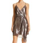 Cami NYC silver metallic Tori cocktail dress XS Photo 2