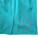 Classiques Entier  Turquoise V-Neck Sheath Dress Size 14 Photo 4