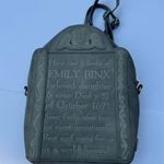 Lounge Fly Gray Backpack with Rounded Top and Embossed Design Photo 2