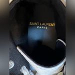 Saint Laurent Distressed Calfskin High Tops Size 35.5 Photo 3