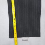 Rafaella  Black Pin Stripe Formal Business Work Interview Straight Leg Pants 12P Photo 10