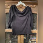 Anthropologie Meadow Rue Textured Black Top Photo 1