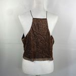 Cotton Candy Gold Metallic Crop Top Size Medium Photo 2