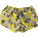 Kut From The Kloth Jansen Floral Print Yellow Linen Shorts Women size 10 Photo 0