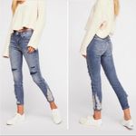 We The Free  People Women’s About A Girl Distressed Ripped Denim Jean Size 26 EUC Photo 1