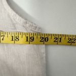 Rosemarine Dress 100% Linen Made In Italy Midi Short Sleeves S Eyelet Fl… Photo 7