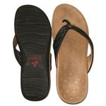 Vionic  Pilar Black Toe Post Platform Sandals with Cushioned Footbed Photo 6