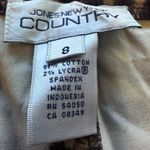 Jones New York NWT 2 PC Tiger Print Trendy Wild Bold Cropped Pants & Top Set Sz8 Photo 1