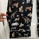 Banana Republic  Zoo Safari Animal Printed Satin Pajama Bottoms Size - XS Photo 4