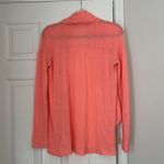 Lilly Pulitzer  Coral Vintage Martha Drape Front Open Cardigan Size Small S Photo 2
