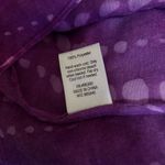 Me to We  Purple & White Dotted Scarf - 70" x 40" Photo 3