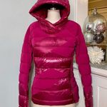 Lululemon Down Right Cozy Pullover Puffer Jacket Berry Rumble Winter Coat Size 4 Photo 3