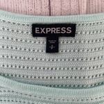 EXPRESS women S open knit semi sheer lightweight Longsleeve Sweater Photo 5