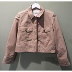 Ba&sh  Flint Pocket Jacket Cropped Shacket Sable Minimalist Spring Button… Photo 7