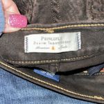 Anthropologie PRINCIPLE DENIM Dreamer Jeans 27 Chocolate Python Skinny Leg Stretch Soft Photo 5