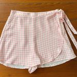 Show Me Your Mumu NWT The Great Wrap Shorts Strawberry Shortcake Gingham -Sz XS Photo 1