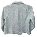 Haute Hippie  Tribe Printed Tie-Dye Jacket in Pale Sky‎ Blue Plus Size 3X Photo 5