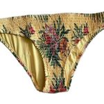 H&M NWOT light yellow floral bikini bottoms size 16 Photo 0