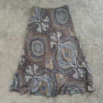 East 5th  Multicolor Paisley A-Line Skirt Photo 0